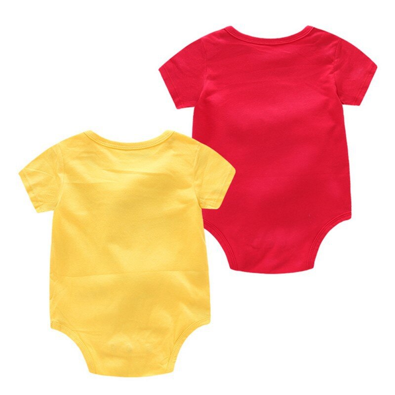 Twin Onesies Mustard and Ketchup Costume